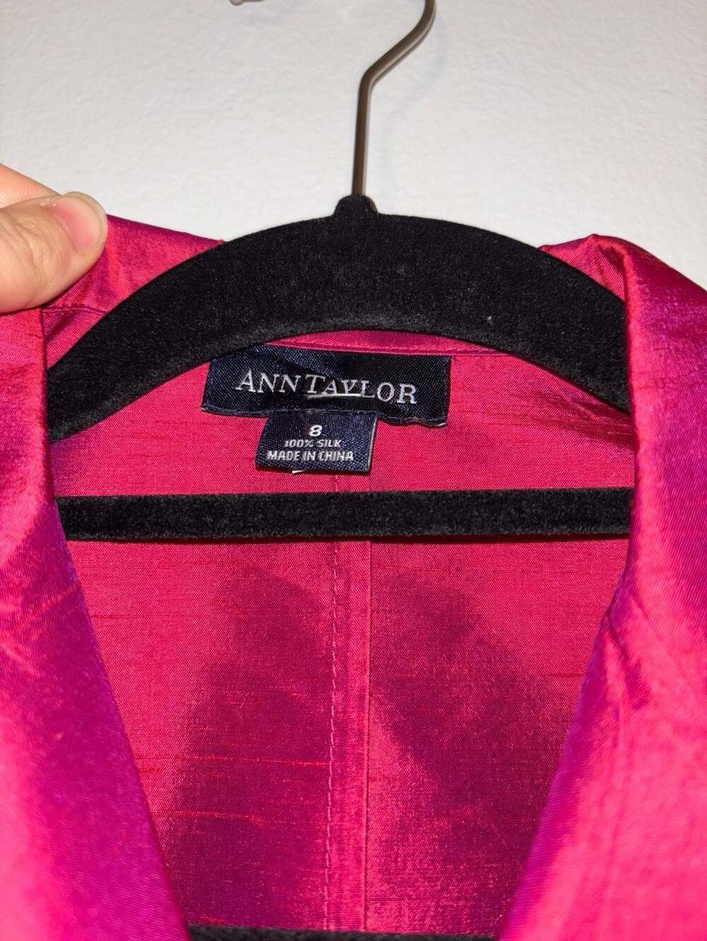 Ann Taylor 100% Silk Button-Down Blouse - Picture 3 of 4